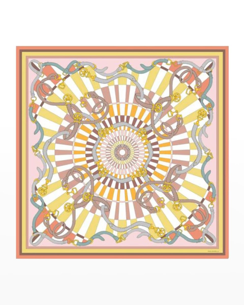 Printed Cashmere-Blend Scarf