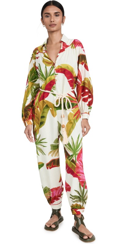 FARM Rio Spring Forest Jumpsuit Spring Forest