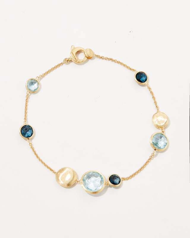 Jaipur 18K Yellow Gold Mixed-Topaz Bracelet
