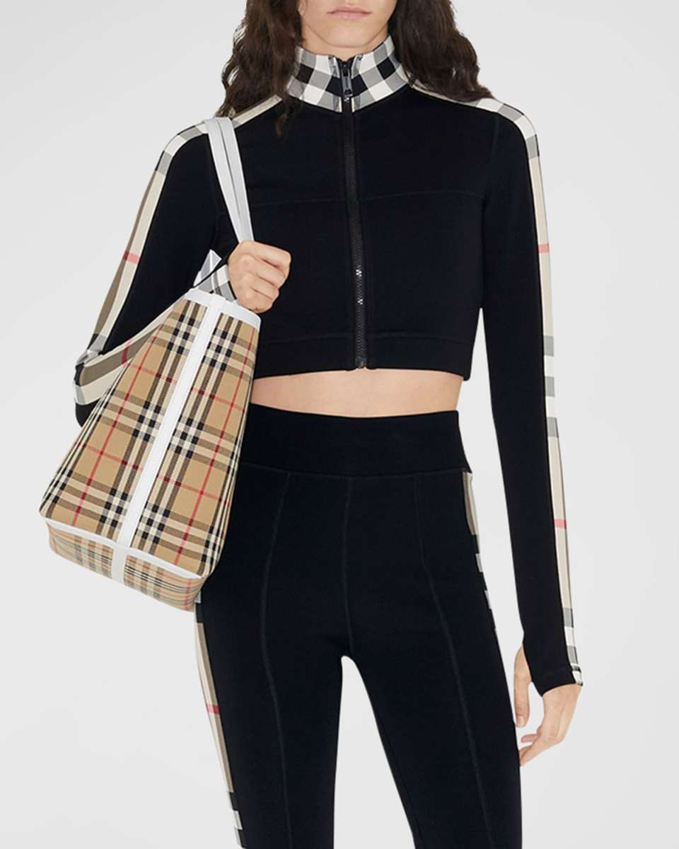 Cynthia Check Zip-Up Jacket