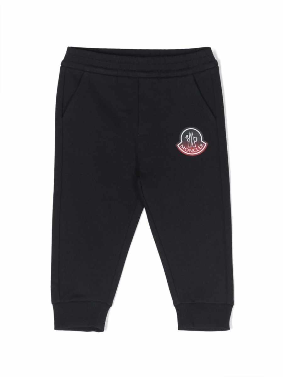 logo-print cotton tracksuit bottom