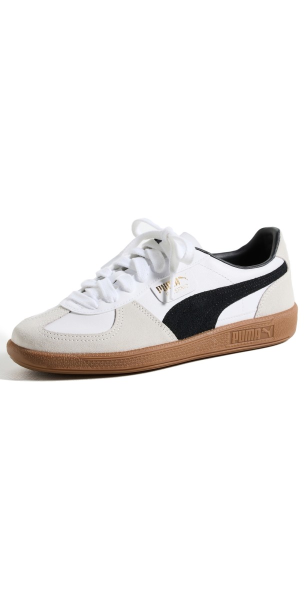 PUMA Palermo Unisex Sneakers White-Vapor Gray-Gum