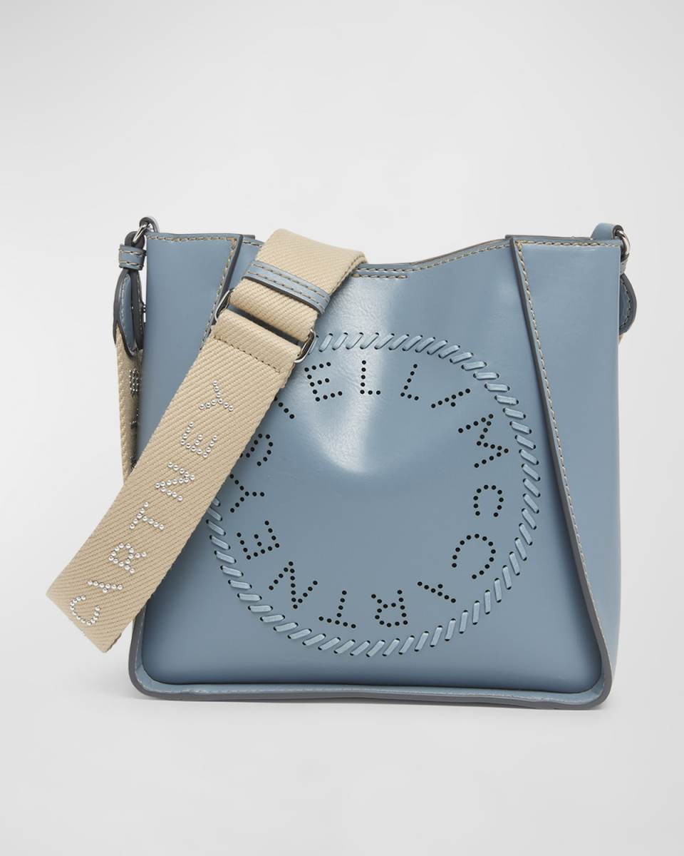Mini Logo Vegan Leaher Crossbody Bag
