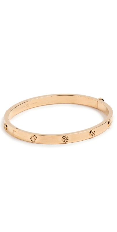 Tory Burch Miller Stud 5MM Hinge Bracelet Tory Gold