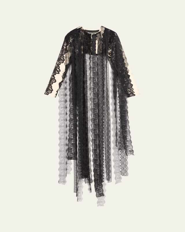 Venetian Lace Fly Away Bolero with Crystal Detai