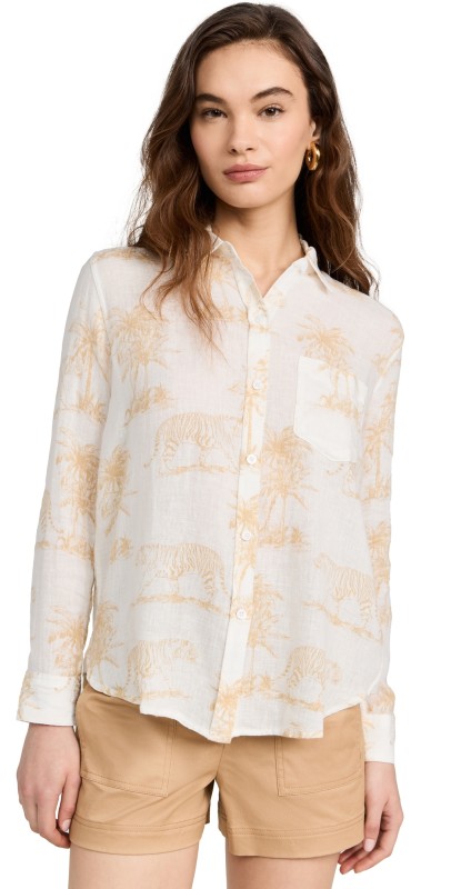 RAILS Charli Button Down Shirt Wild Bengals