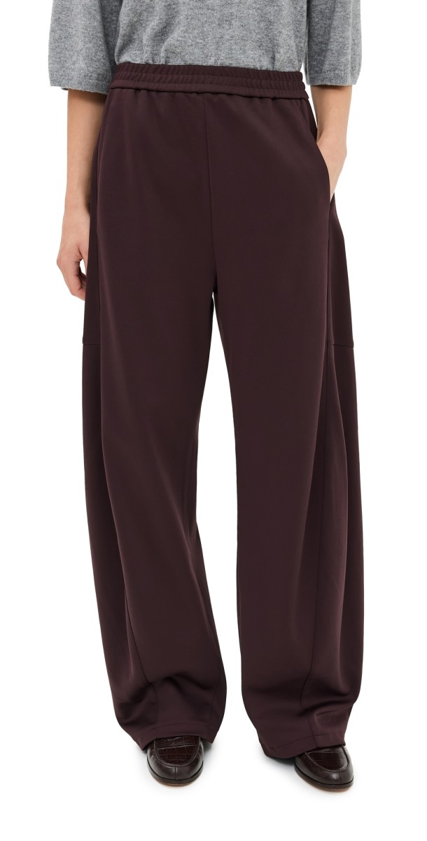 Tibi Active Knit Winslow Pants Brown