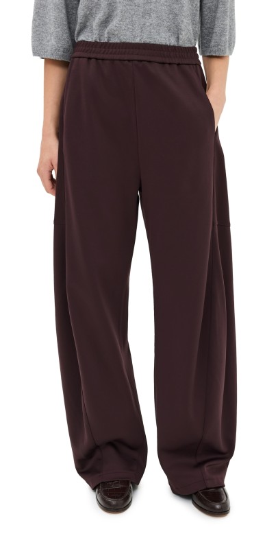 Tibi Active Knit Winslow Pants Brown