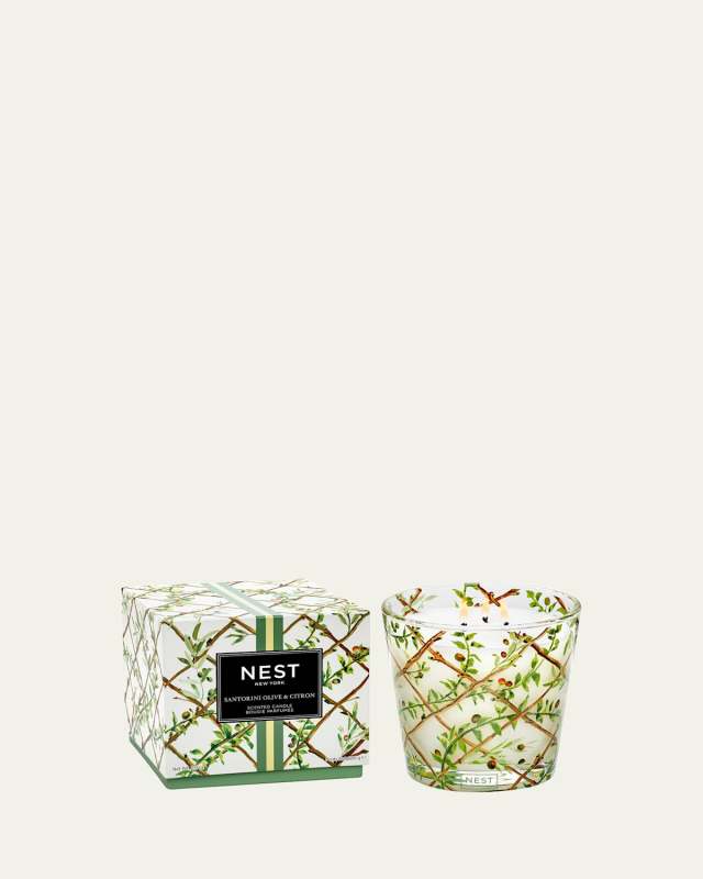 Santorini Olive and Citron Specialty 3 Wick Candle, 21.2 oz.