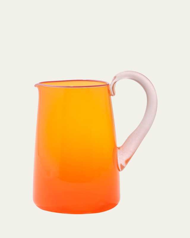 Miami Hand-Blown Glass Jug