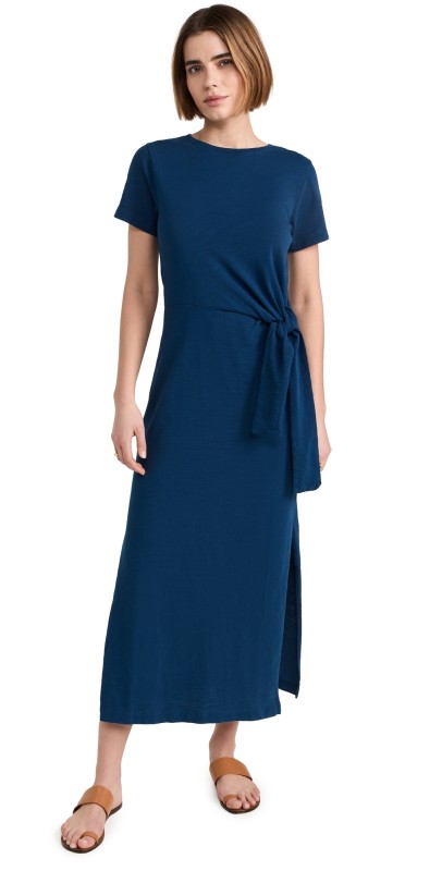 Nation LTD Lavi Tied T-Shirt Dress withlit Deeppace