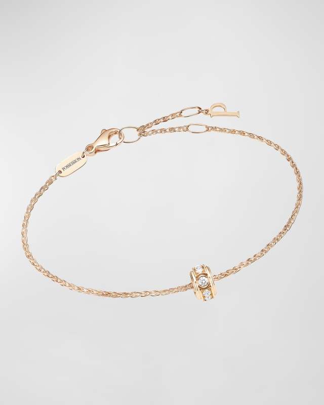 Possession 18K Rose Gold Diamond Bracelet