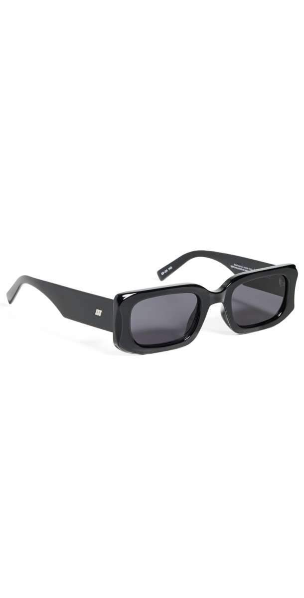 Le Specs Rippled Rebel Sunglasses Black