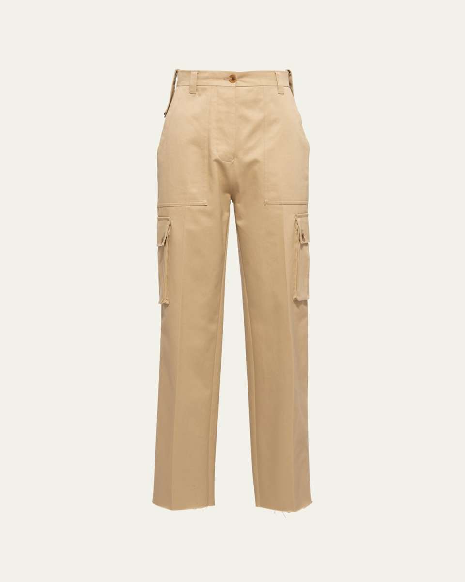 Chino Straight-Leg Cargo Pants