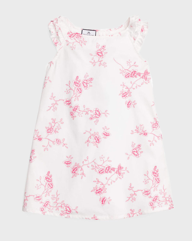 Kid's Amelie Floral Nightgown, Size 6M-1