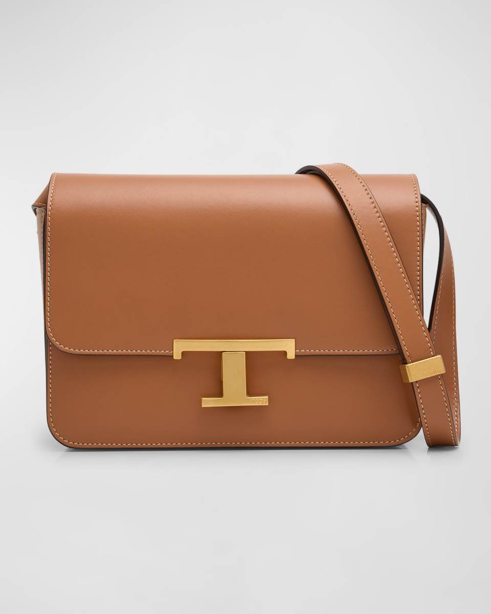 Mini Leather T Timeless Crossbody Bag