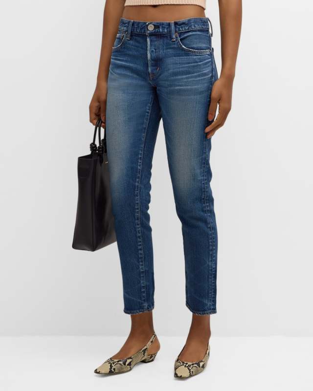 Gifford Tapered Mid-Rise Jeans