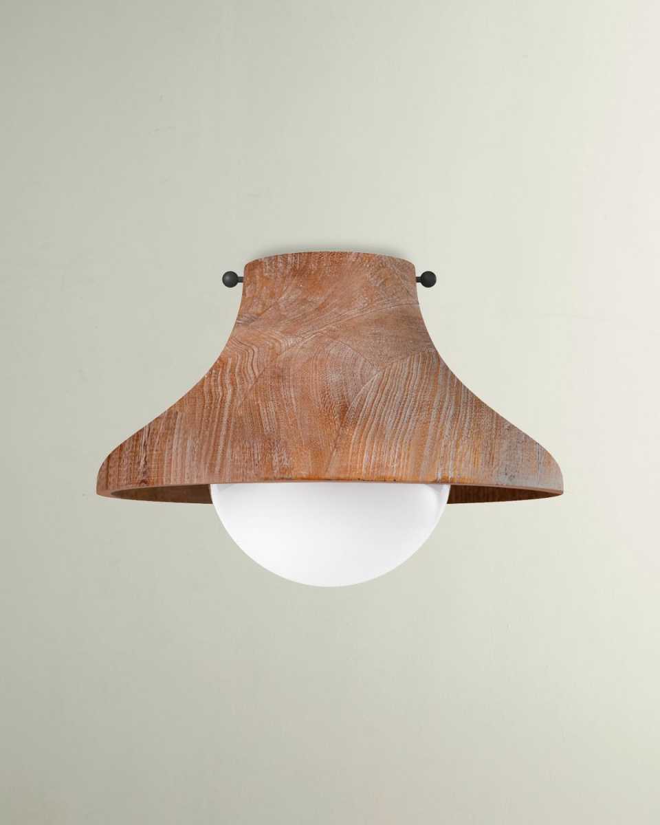 Surfside Wood Flush Mount