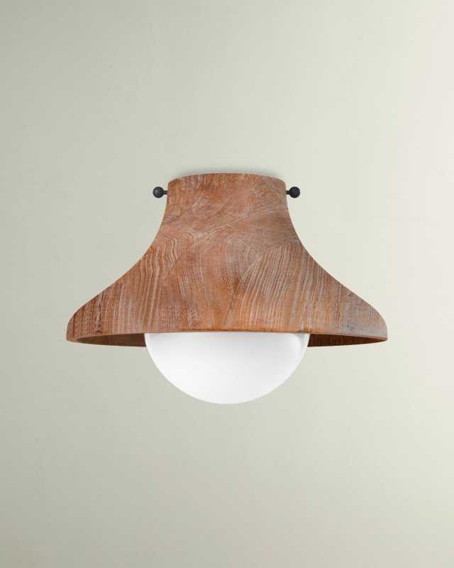 Surfside Wood Flush Mount