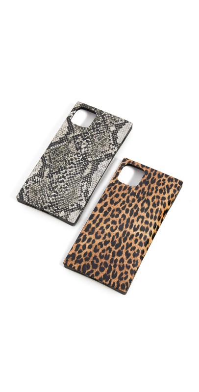 iDecoz 2 Piece Animal Print iPhone Case Bundle Animal Print