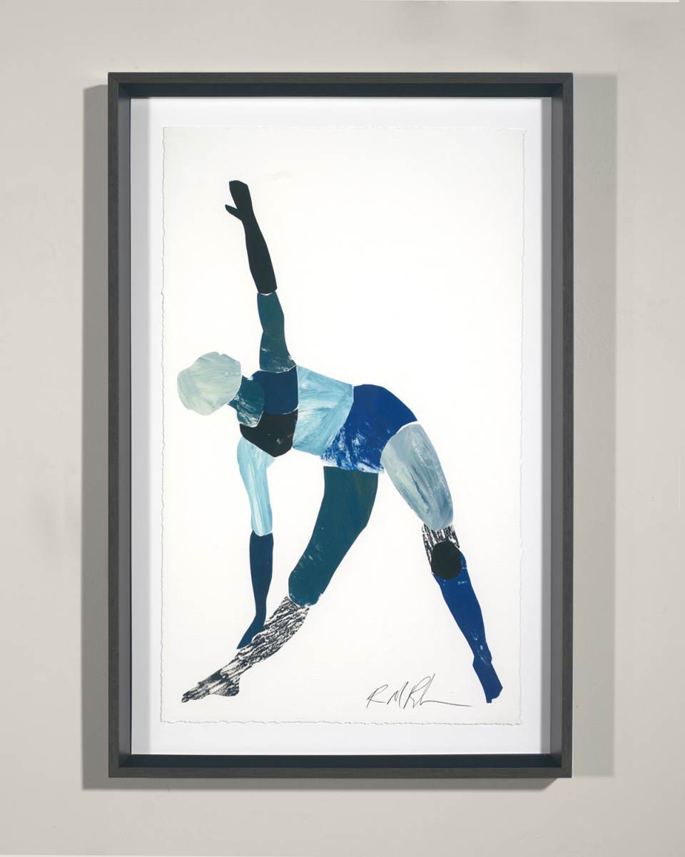 "Yoga - Triangle Pose" Giclee Wall Art by Robert Robinson