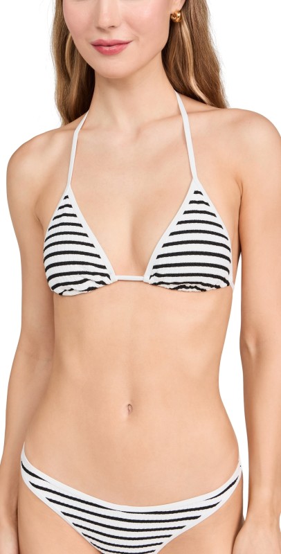 LSPACE Aspen Bikini Top Sailing Along Stripes