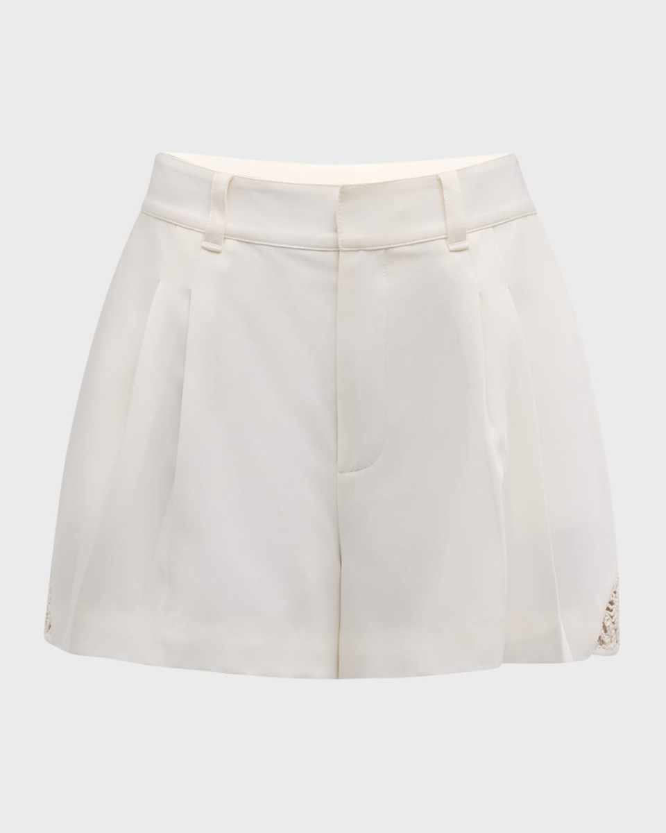 Corinna Crochet Lace Shorts