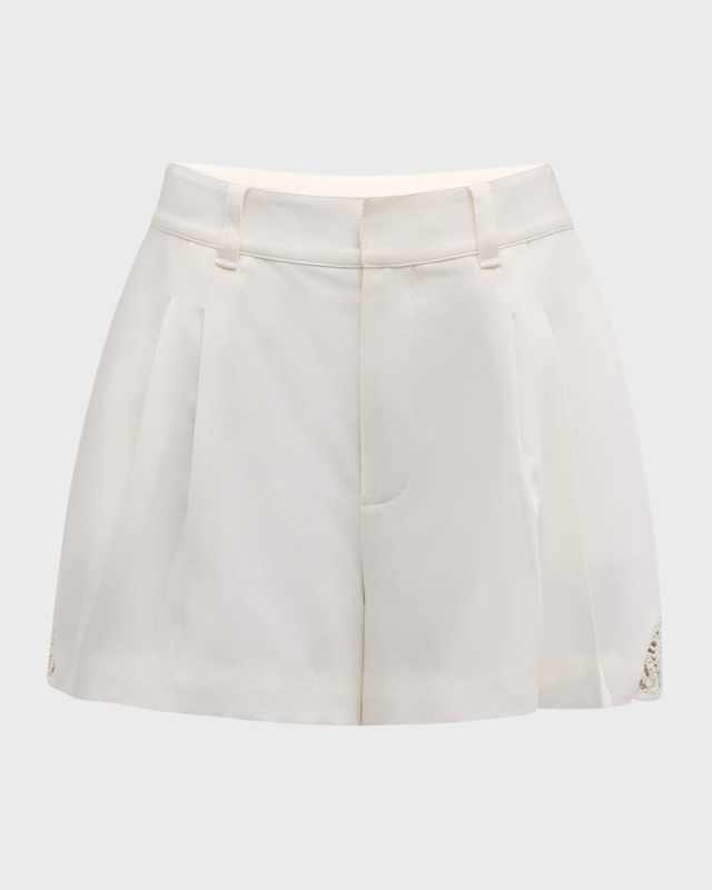 Corinna Crochet Lace Shorts
