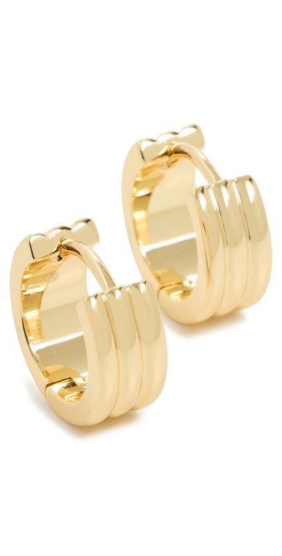 Gorjana Reed Hoops Gold