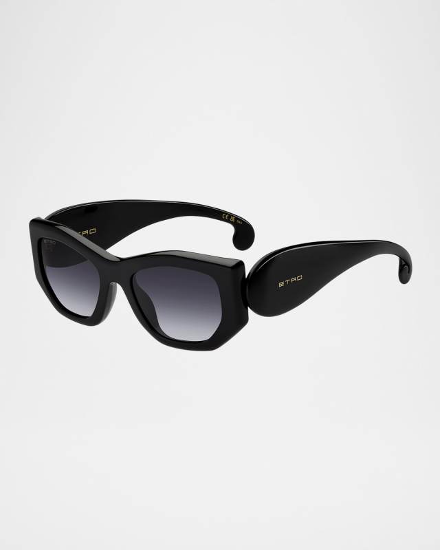 Etropaisley Acetate Rectangular Sunglasses