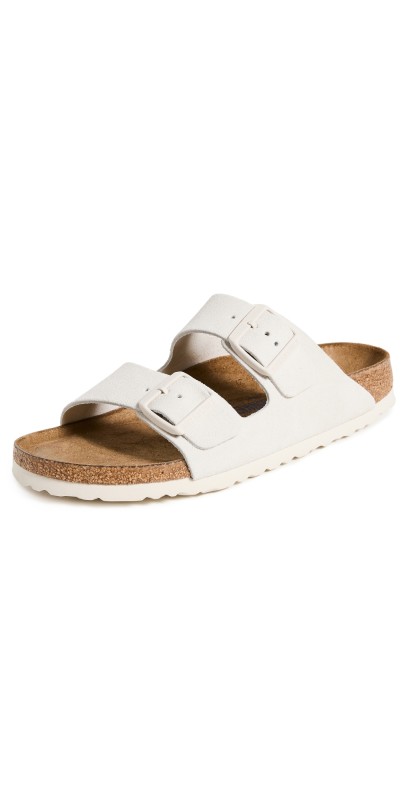 Birkenstock Arizona Soft Footbed Sandals Antique White