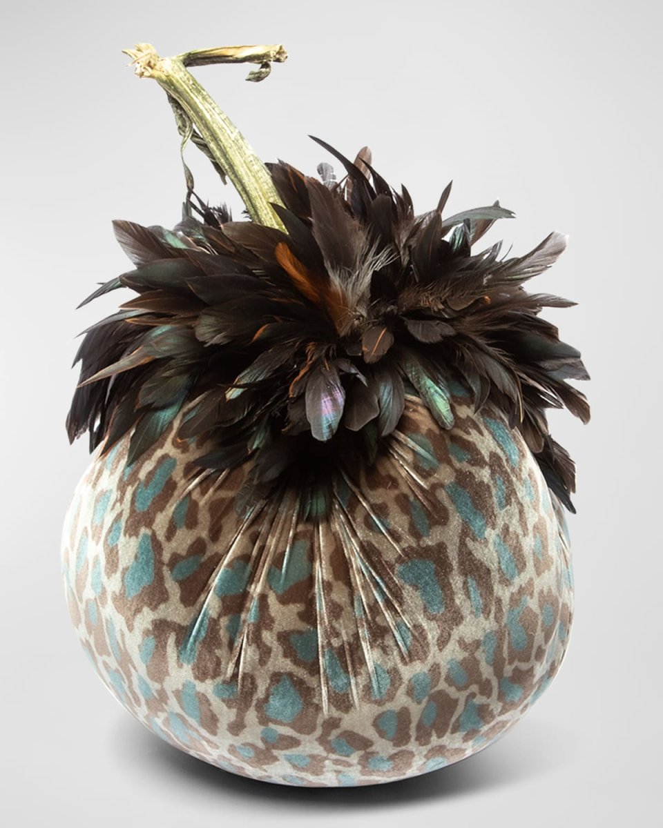 Pumpkin with Feathers, 11"