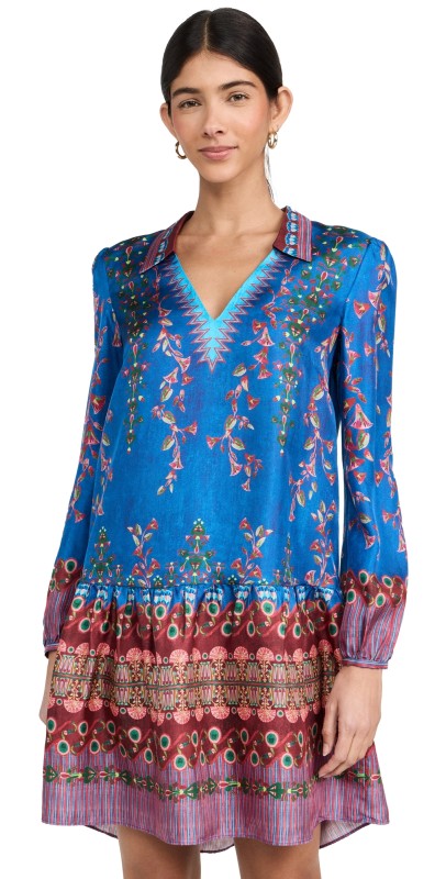 SALONI Jas Dress Adder Vines Plmt