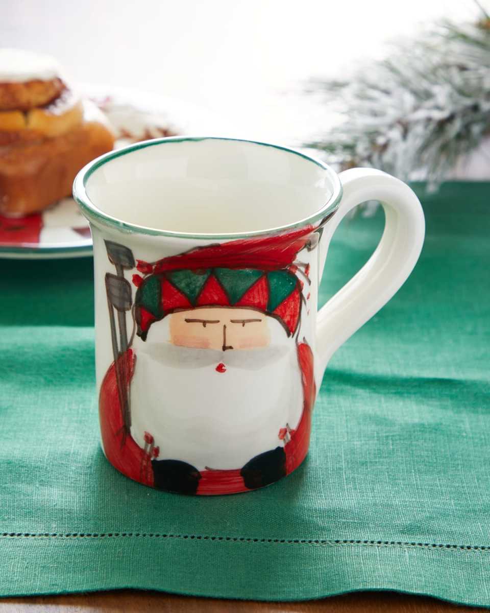 Old St. Nick Golfing Mug