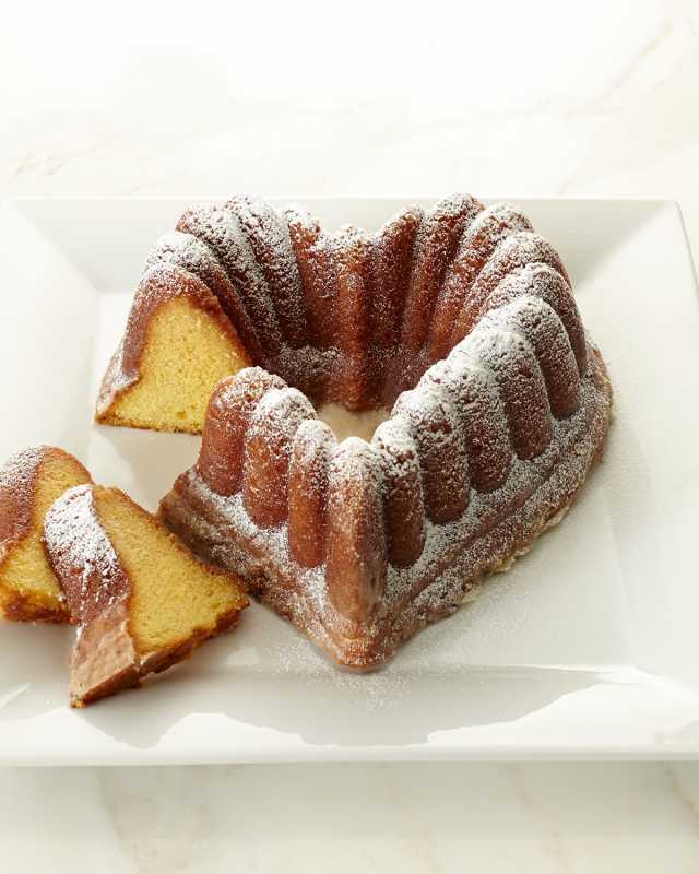 Heart-Shaped Rum Cake