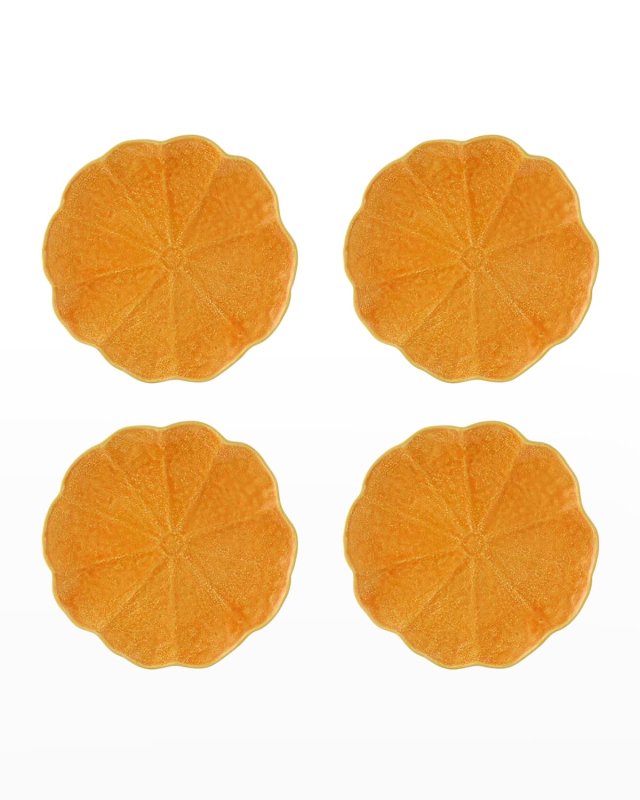 Pumpkin Dinner Plates, Set of 4
