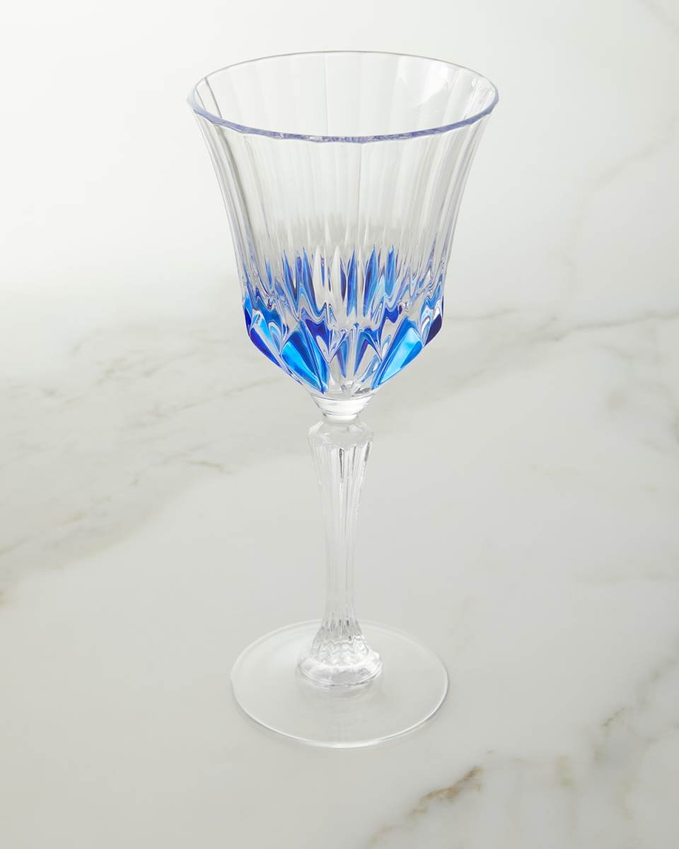 Blue Water Glasses, Set of 4
