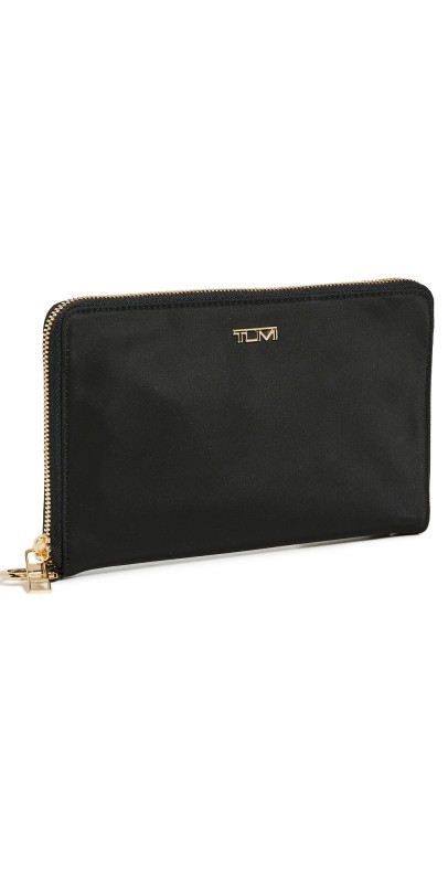 TUMI Vevay Jewelry Portfolio Black/Gold