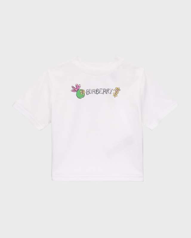 Girl's Cedar Animated Logo-Print T-Shirt, Size 6M-