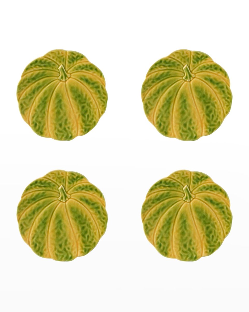 Pumpkin Dessert Plate, Set of 4