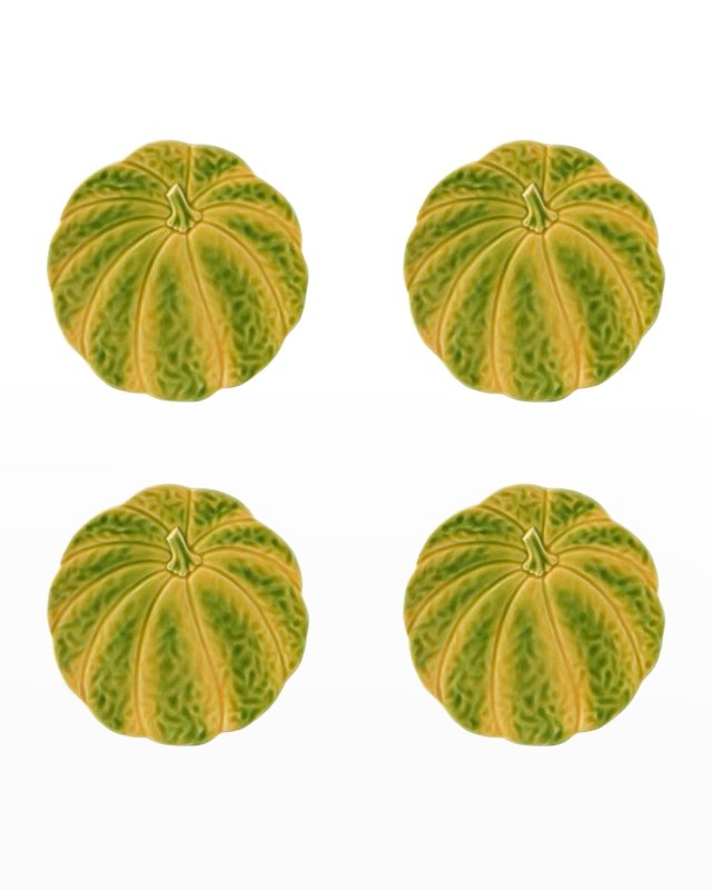 Pumpkin Dessert Plate, Set of 4