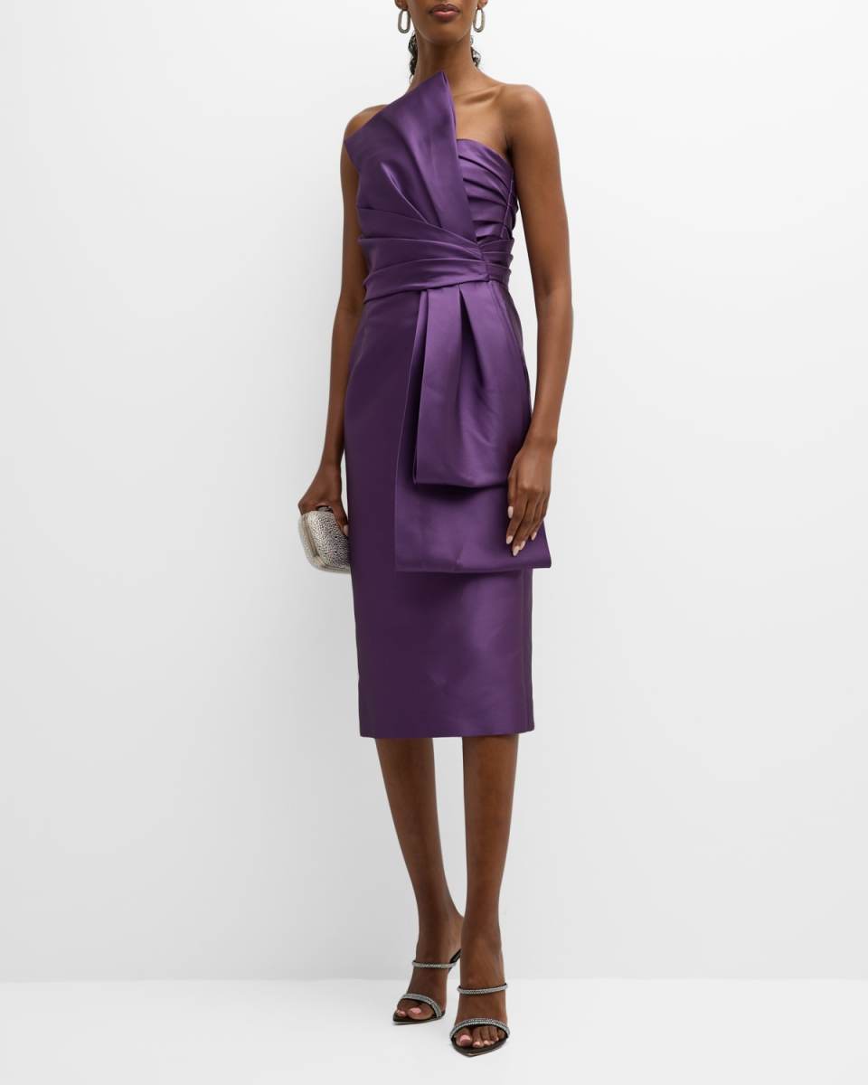 Mikado Bustier Dress
