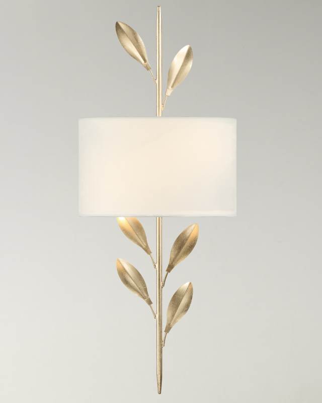 Broche 2-Light Antique Gold Sconce