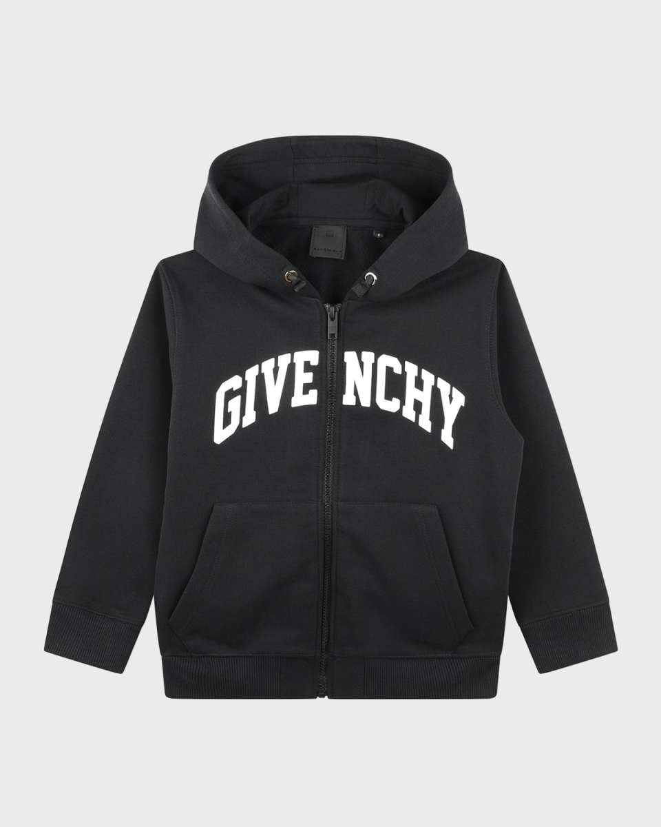Boy's Classic Logo-Print Hoodie, Size 6-12