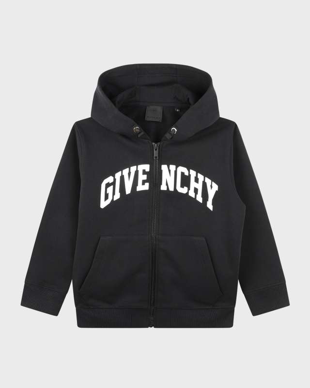 Boy's Classic Logo-Print Hoodie, Size 6-12