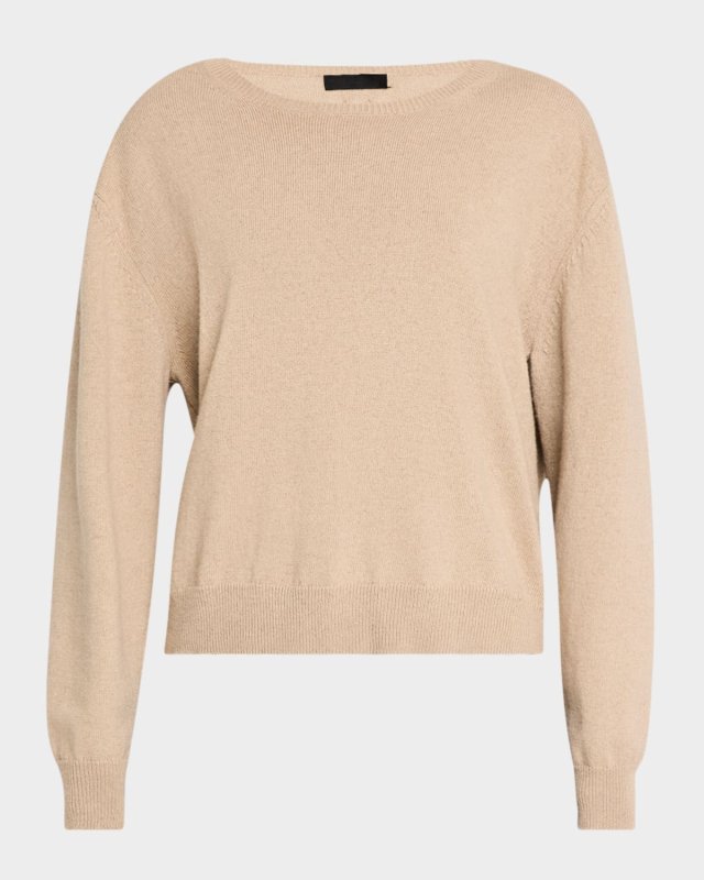 Amari Crewneck Cashmere-Silk Sweat