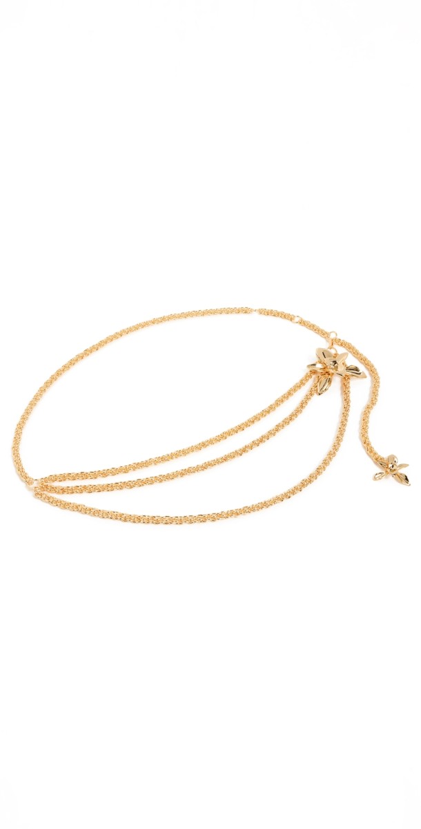 Zimmermann Orchid Tri Chain Belt Gold