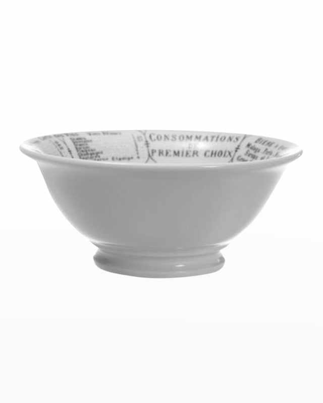 Brasserie Footed Salad Bowl - 6.5", 2 C.