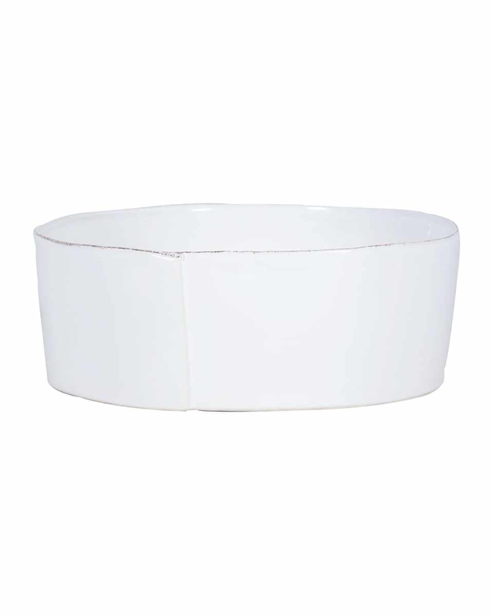 Lastra White Large Serving Bowl