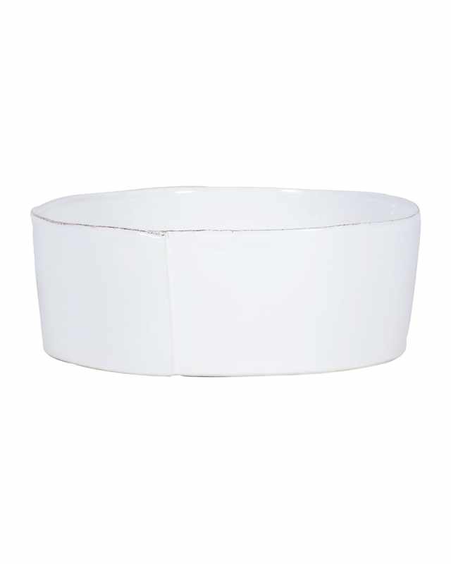 Lastra White Large Serving Bowl